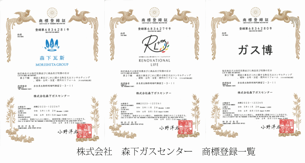 商標登録取得のお知らせ